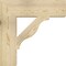 Ekena Millwork Funston Block Rough Sawn Bracket, Douglas Fir, 6"W x 24"D x 24"H BKT06X24X24FST05RDF - alternate 4